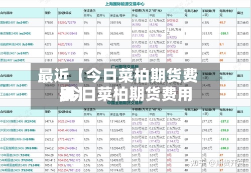 最近【今日菜柏期货费用,今日菜柏期货费用表】
