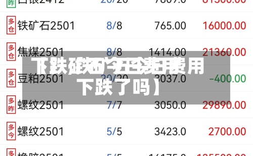【铁矿石今日费用下跌,铁矿石今日费用下跌了吗】-第2张图片
