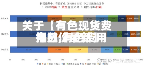 关于【有色现货费用指数,有色费用今日价最新】