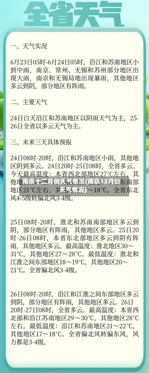 南京十二月份天气情况(南京12月份天气情况)-第2张图片