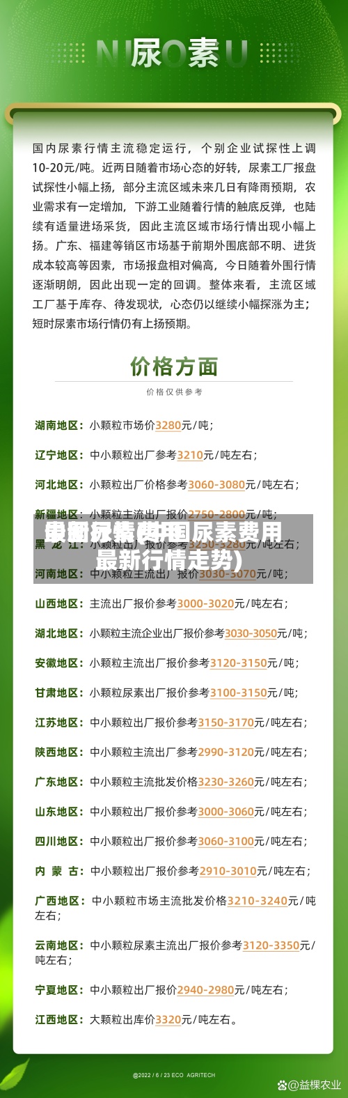 中国尿素费用
最新行情(中国尿素费用
最新行情走势)-第2张图片