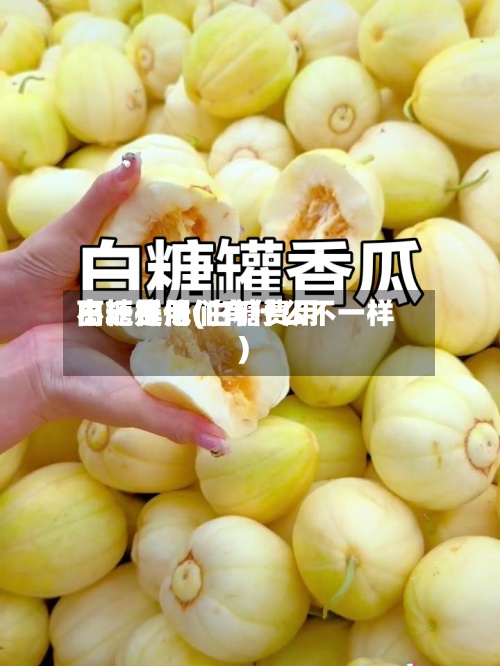 白糖费用高还是低(白糖费用不一样他们有什么不一样)