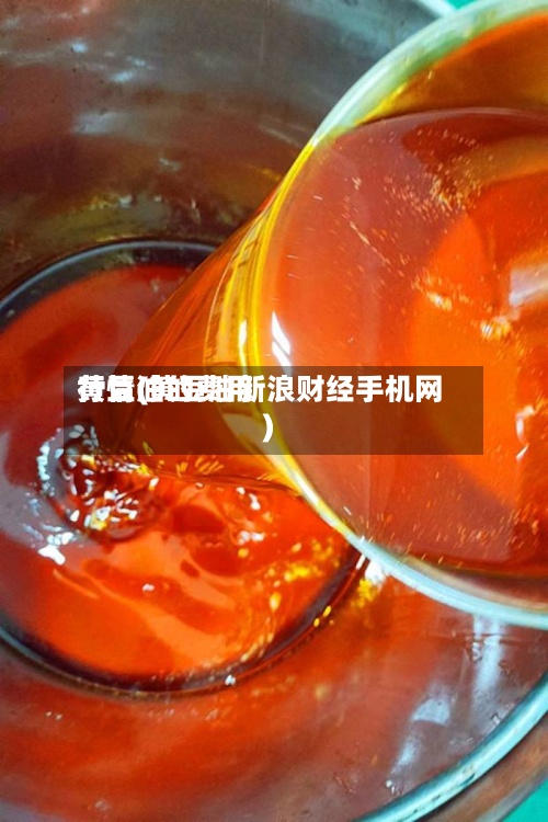 黄豆油的费用行情(黄豆油新浪财经手机网)
