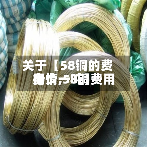 关于【58铜的费用行情,58铜费用多少一吨】-第2张图片