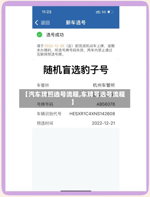 【汽车牌照选号流程,车牌号选号流程】-第1张图片