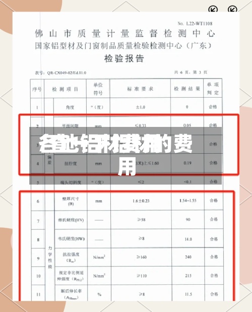 各地铝材费用/查一下铝材的费用-第3张图片