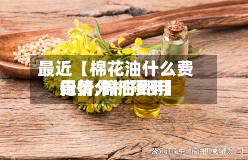 最近【棉花油什么费用走势,棉油费用行情分析预测】