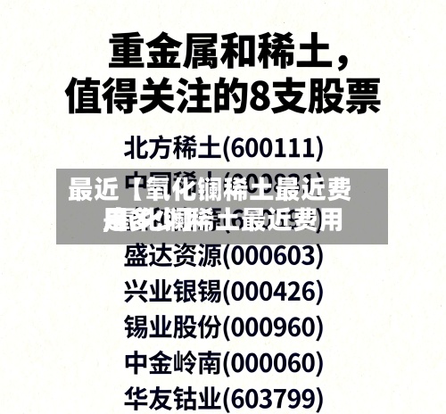 最近【氧化镧稀土最近费用,氧化镧稀土最近费用是多少】-第3张图片