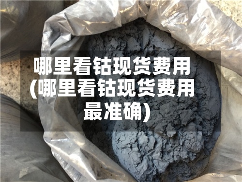 哪里看钴现货费用(哪里看钴现货费用最准确)