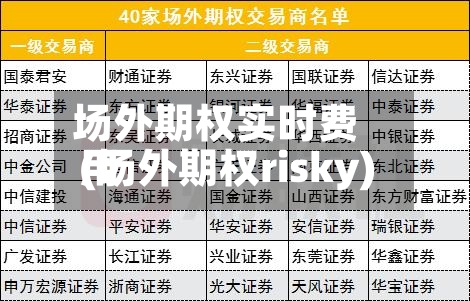 场外期权实时费用(场外期权risky)