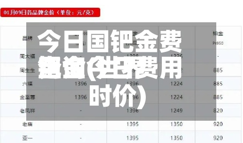 今日国钯金费用查询(世界钯金今日费用时价)-第2张图片