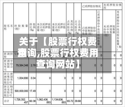 关于【股票行权费用查询,股票行权费用查询网站】