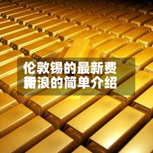 伦敦锡的最新费用新浪的简单介绍