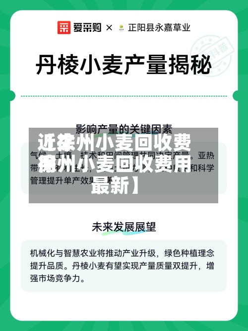 近来【徐州小麦回收费用徐州小麦回收费用最新】-第3张图片