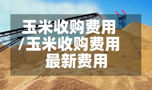 玉米收购费用/玉米收购费用最新费用-第3张图片