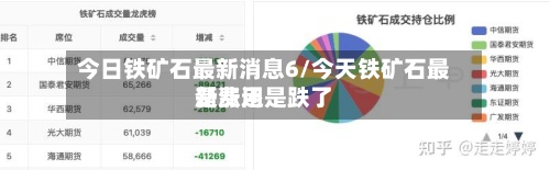今日铁矿石最新消息6/今天铁矿石最新费用是涨还是跌了-第2张图片