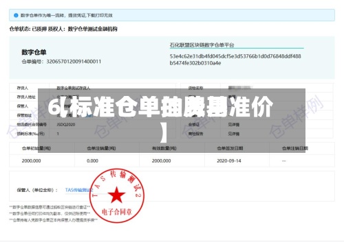 【标准仓单的费用6,标准仓单挂牌基准价】