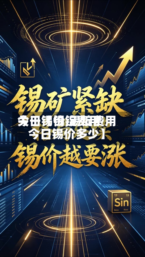 关于【锡锭费用今日锡价,锡锭费用今日锡价多少】-第3张图片