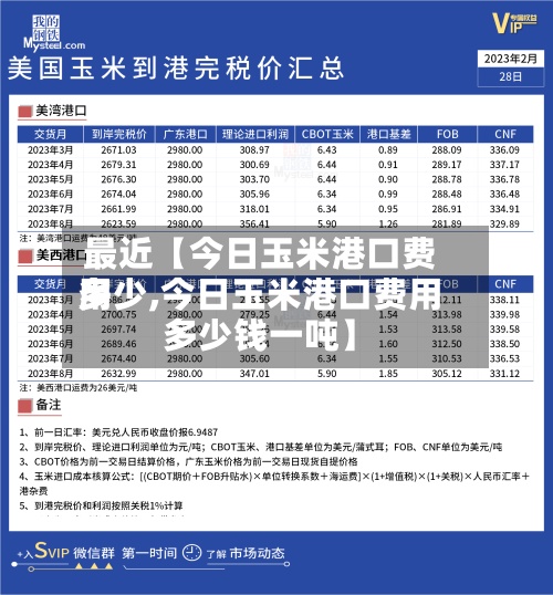 最近【今日玉米港口费用多少,今日玉米港口费用多少钱一吨】-第3张图片