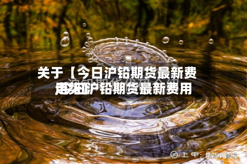 关于【今日沪铅期货最新费用,今日沪铅期货最新费用走势】-第3张图片