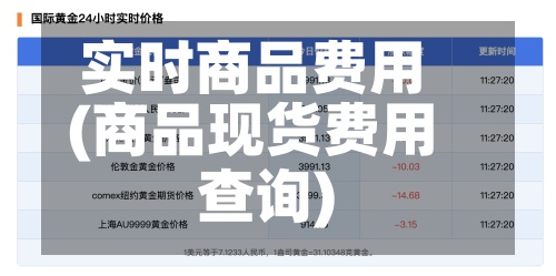 实时商品费用(商品现货费用查询)-第2张图片
