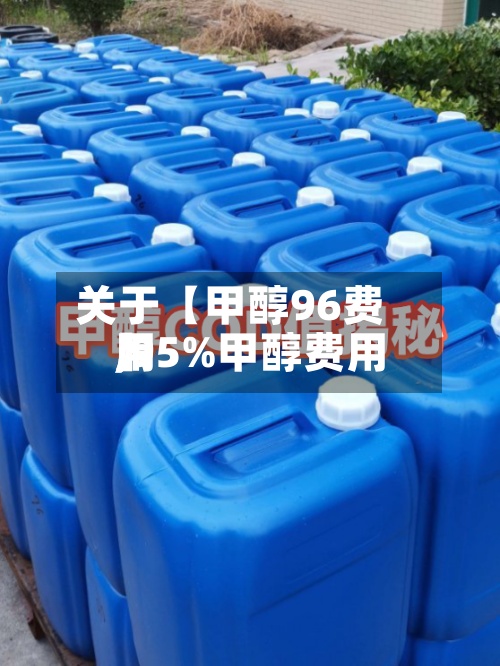 关于【甲醇96费用,95%甲醇费用】-第3张图片