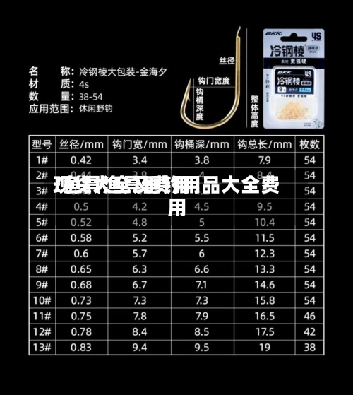现货大全及费用/鱼具渔具垂钓用品大全费用-第2张图片