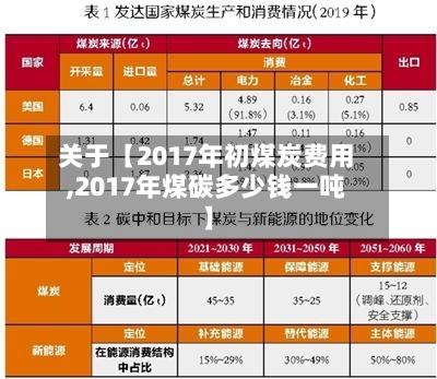 关于【2017年初煤炭费用,2017年煤碳多少钱一吨】-第2张图片