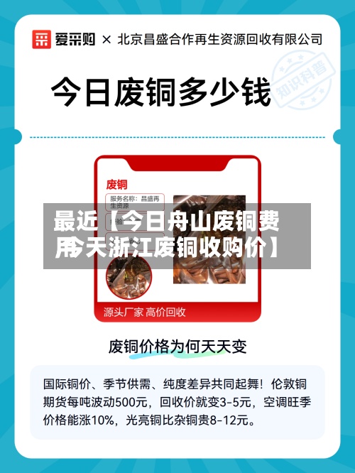 最近【今日舟山废铜费用,今天浙江废铜收购价】