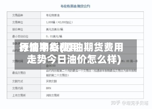 原油期货费用行情中心(原油期货费用走势今日油价怎么样)