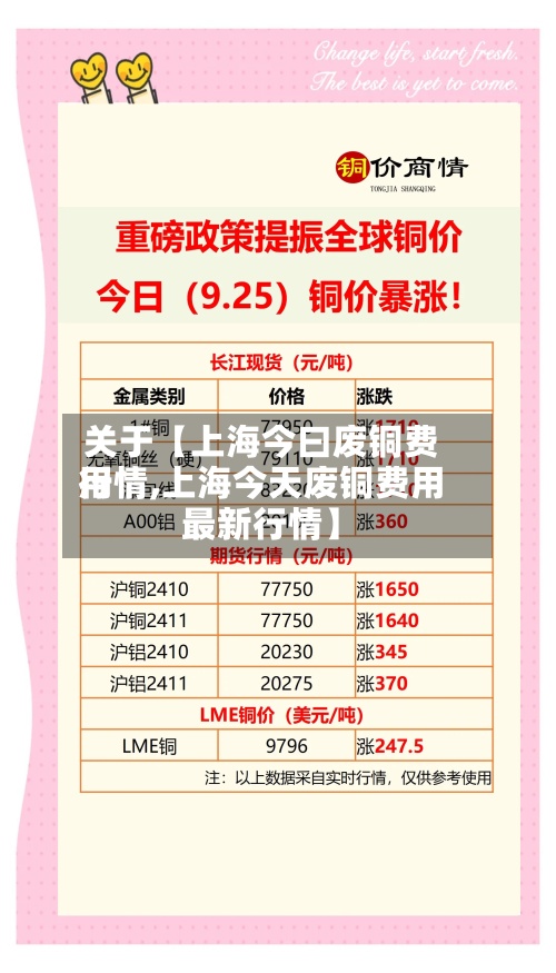 关于【上海今曰废铜费用行情,上海今天废铜费用最新行情】