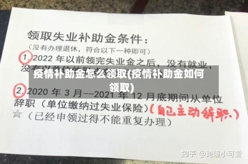 疫情补助金怎么领取(疫情补助金如何领取)