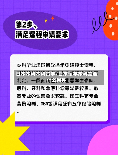 日本本科本科留学/日本留学本科需要什么条件-第3张图片