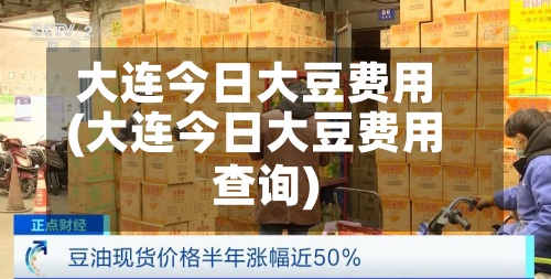 大连今日大豆费用(大连今日大豆费用查询)
