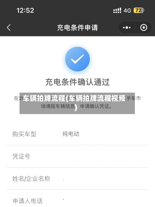 车辆拍牌流程(车辆拍牌流程视频)
