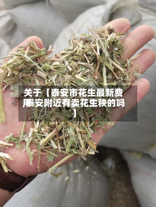 关于【泰安市花生最新费用,泰安附近有卖花生秧的吗】-第2张图片