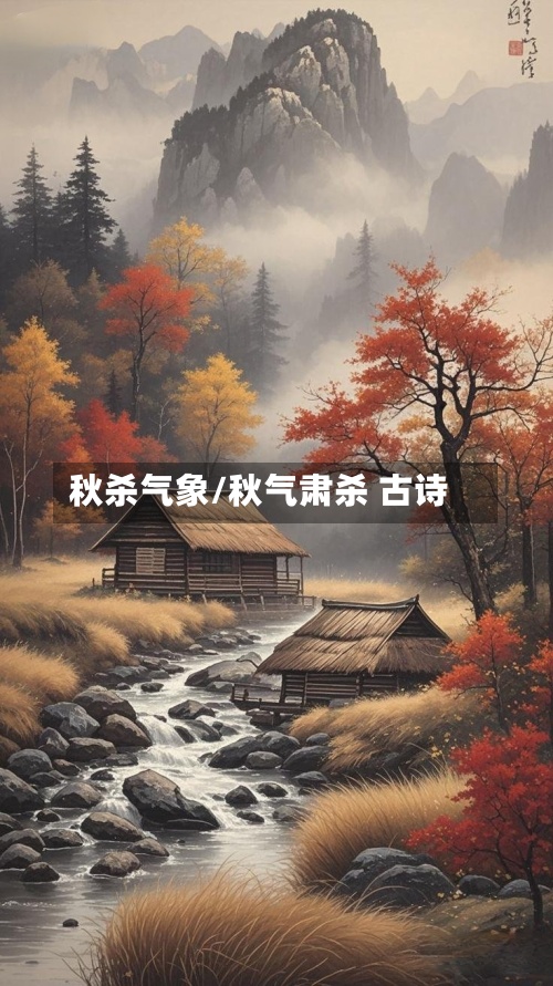 秋杀气象/秋气肃杀 古诗