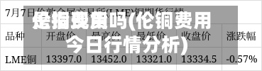伦铜费用是指现货吗(伦铜费用今日行情分析)