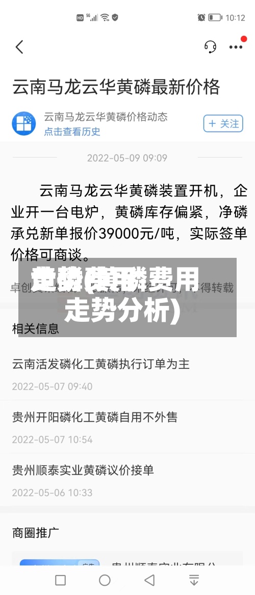 黄磷费用走势(黄磷费用走势分析)-第2张图片