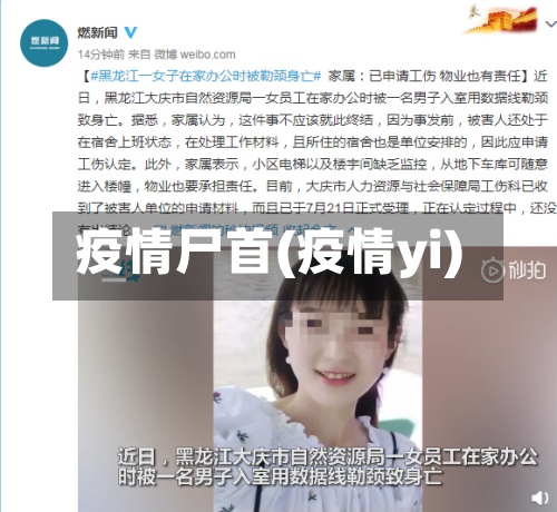 疫情尸首(疫情yi)-第3张图片