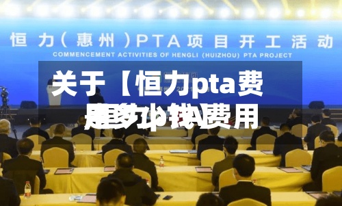 关于【恒力pta费用,恒力pTA费用是多少钱】-第2张图片