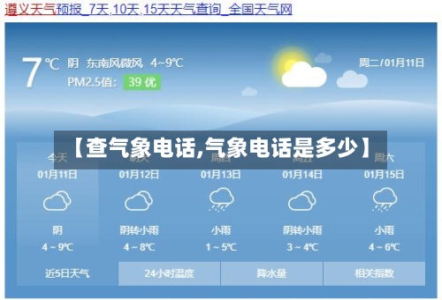 【查气象电话,气象电话是多少】-第3张图片