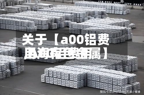 关于【a00铝费用,A00铝费用上海有色金属】-第2张图片