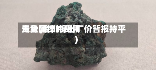 贵金属镍的费用走势(金川镍出厂价暂报持平)