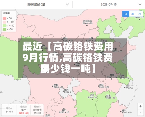 最近【高碳铬铁费用9月行情,高碳铬铁费用多少钱一吨】