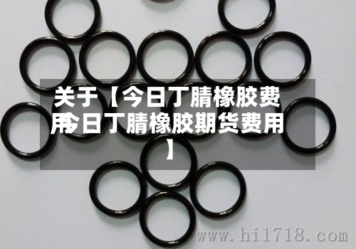 关于【今日丁腈橡胶费用,今日丁腈橡胶期货费用】-第2张图片