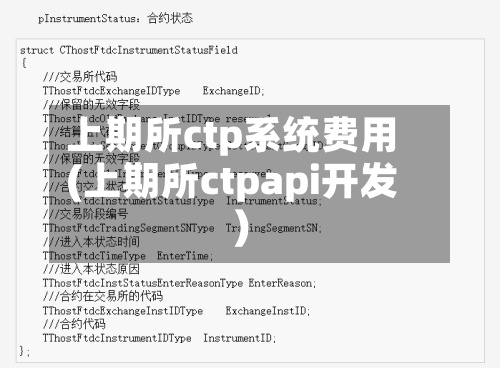 上期所ctp系统费用(上期所ctpapi开发)-第3张图片