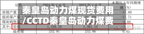 秦皇岛动力煤现货费用/CCTD秦皇岛动力煤费用-第2张图片