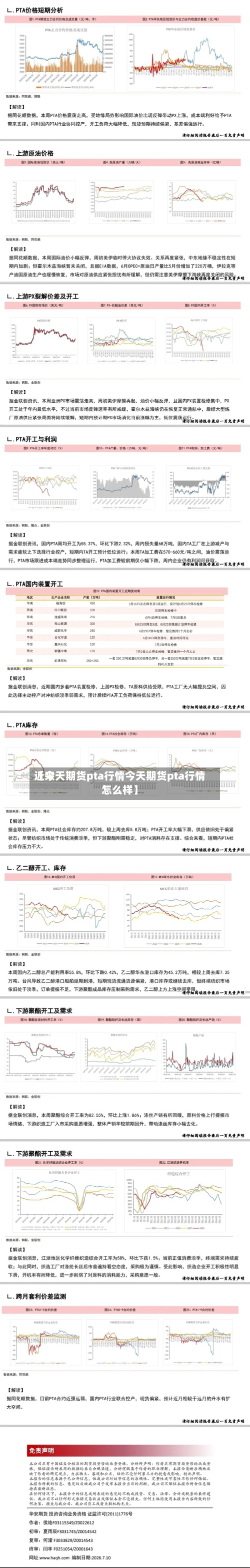 近来【今天期货pta行情今天期货pta行情怎么样】