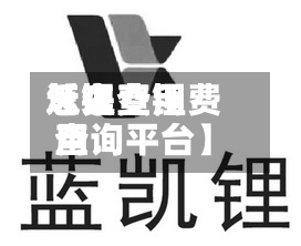 近来【锂费用怎么查锂费用查询平台】-第2张图片